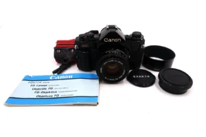Canon A-1 mit FD 50mm f/1.8 – Analoge Spiegelreflexkamera